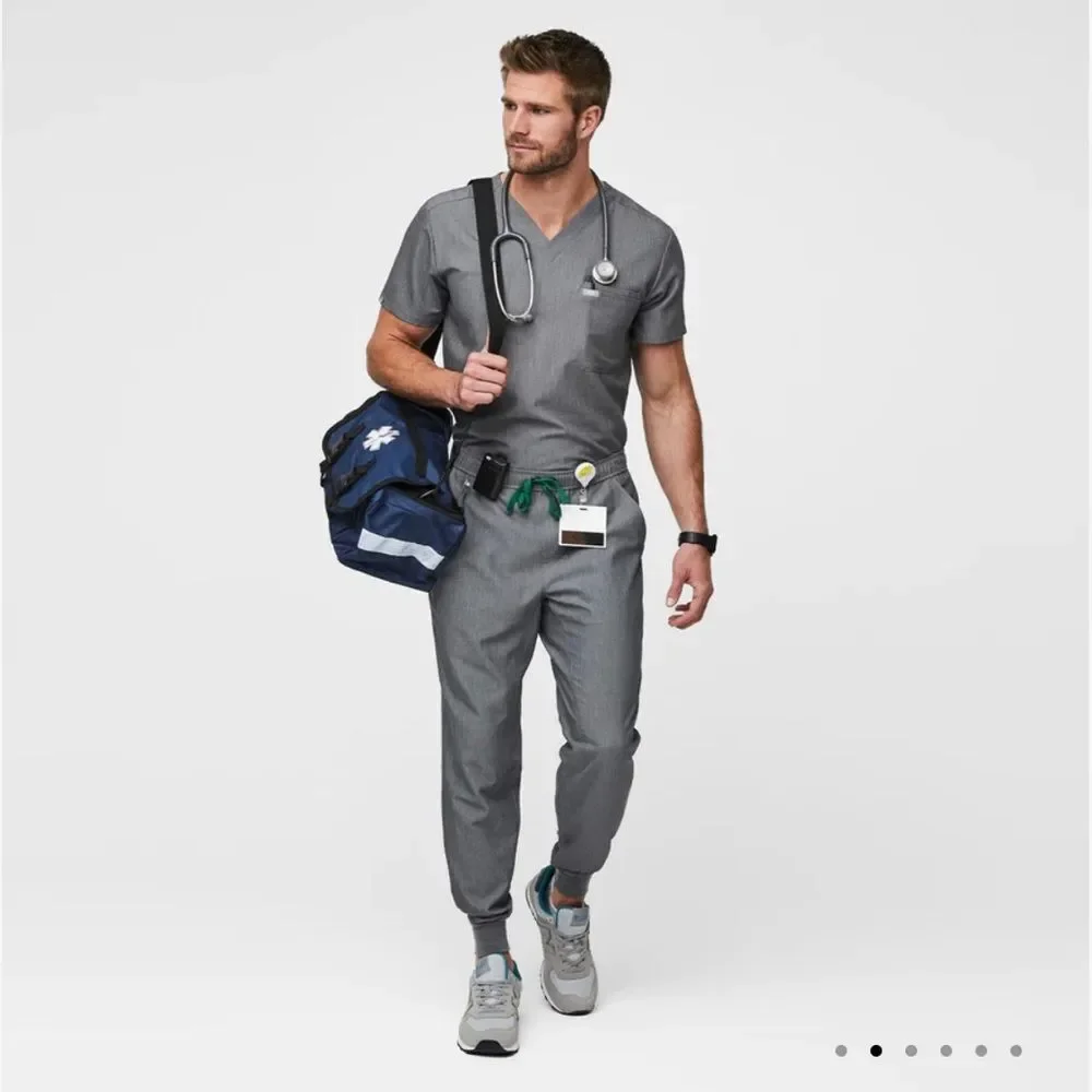 FIGS Tansen Freex Lined‎ Jogger Scrub Pants Navy Small NWT in packaging